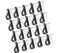 BUBEFSKD Sturdy Materials Black S Hook Portable Accessory for Organizing Christmas Light and Parties Decorations Christmas Light Clip
