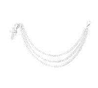 BUBEFSKD Unique Crosses Designs Shoe Decoration Chains Sturdy Alloy Shoe Decoration Portable For Parties And Music Festivals Casual Sneaker Accessory
