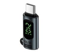BUBEFSKD USB C To USB C 240W Adapter Converter With Digital Display For Quick Charging Data Transmission Efficient Power Delivery High Speed Transmission