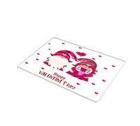BUBEFSKD Valentine's Day Love Theme Faceless For Doll Printing Doormat Rectangular Floor Mat Rug Carpet For Bathroom Kitchen Bedroom Home Decor Faceless Doll Printing Doormat