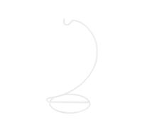 BUBEFSKD Versatile Hook for Glass Ornaments Iron Glass Ball Hook Moon Shaped Flower Pots Display Stand Stylish Home Decorations Display Cabinet Accessory