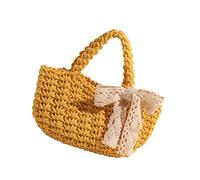 BUBEFSKD Womens Handwoven Handbag Clutches Purse Straw Toted Bag Summers Beach Bags For Vacation Holiday Casual Bag Gifts Top Handle Handbag