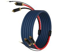 Bubiercaes High End Phono Cable, OFC Shielded Turntable Cable, Tonearm Cable, Earth Cable with Gold-Plated 4x RCA Connector, RCA Cable, Vinyl for Turntable, Amplifier 1M