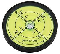 BUBLEVL Round High Precision 2.4inch 60MM Aluminium Bubble Levels RV