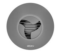 Bubly Bathrooms Airflow Icon 30 Extractor Fan With Ultimate Grey Cover, Quiet 120mm Bathroom Ventilation Fan, 17W Ipx4