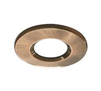 Bubly Bathrooms Brushed Copper Downlight Bezel For Riga Uno - 70mm Cut-Out, Ip65 Bathroom & Kitchen Lighting