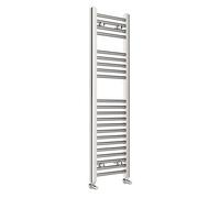 Bubly Bathrooms Chrome 300X1120mm Heated Towel Ladder Rail For Bathrooms