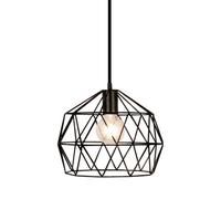 Bubly Bathrooms Colorado Black Geometric Pendant Light - Ip44 Bathroom Rated & Adjustable Flex