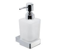Bubly Bathrooms Premium Wall Mounted Chrome Soap Dispenser - Modern Design