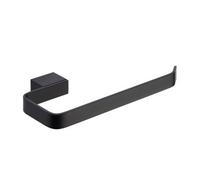 Bubly Bathrooms Premium Wall Mounted Matt Black Towel Rail - Modern Design