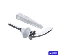 Bubly Bathrooms Standard Flush Tank Cistern Metal Lever- Chrome Plated Toilet Wc Cistern Handle
