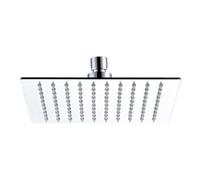 Bubly Glide Ultra-Thin Square Ceiling Mounted Fixed Shower Head - Chrome - 200mm