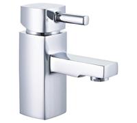 Bubly Newport Square Mono Basin Mixer Tap - Chrome