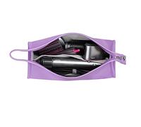 BUBM Travel Storage Bag Compatible with Dyson Airwrap Styler, Portable Travel Organizer for Airwrap Styler and Attachments,Black, Purple