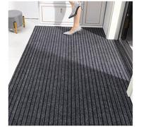 Bubmari Indoor Door Mat For Entryway, Non-Slip Absorbent Dirt Trapper, Low-Profile 6mm Washable Front Door Mat, Heavy Duty Chenille Muddy Paws Dog Mat For High Traffic Floor, Cut To Size(50 x 60 cm)