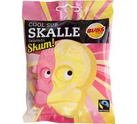 Bubs Godis Cool Surskalle Skum 90g (Set of Nine) - Original - Swedish - Fruit - Cool Sour Skull Foam - Gelatine Free - Wine Gums - Candy