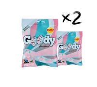 Bubs Goody Sour Ovals Raspberry Caramel 2 Pack of 90g