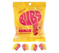 Bubs Mini Lemon Raspberry Skulls