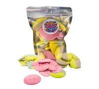 BUBS Sour & Foam Candy Mix (500g) - Ultimate Viral TikTok Vegan Candy | Swedish Pick & Mix | Sour Romb Tutti Frutti, Strawberry & Pomegranate & Banana Caramel | Gluten-Free Sweets | Bubs Sweets