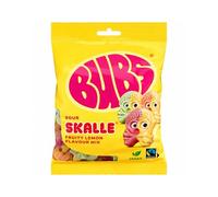 Bubs Sour Lemon Mix Swedish Candy Skulls 90g