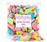 Bubs Swedish Candy Variety Mix, Vegan Sour & Gummy Assorted Sweets, 500g - Sweet Ratios May Vary
