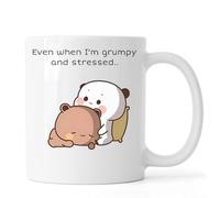 Bubu Dudu Even When I'm Grumpy Ande Stressed Ceramic Tea Coffee Mug White