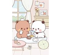 Bubu Dudu Play Together Notebook: Couple Bear Mini Toys Journal