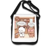 Bubu Dudu Strange I Can Not Find My Bra Shoulder Bag White
