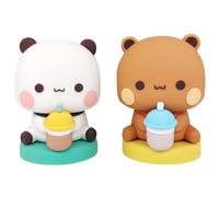 Bubu Dudu Swinging Figurine, Dudu Bubu Cute Dashboard Decoration, Cartoon Panda Statue, Decoration for Car Office Desk Bedroom Children