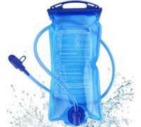 Bubuxy Hydration Bladder 1L 1.5L 2L 3L, Upgraded Leak-Proof Water Bladder 3litre 2litre, Water Reservoir for Outdoor Hiking Camping Running Cycling (Dark Blue 1.5litre)
