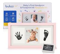 Bubzi Baby Hand & Footprint Kit - Baby Keepsake New Mom Gift - Baby Hand Print & Baby Footprint Kit with Ink Pad for Baby Hand & Footprints - Unique Baby Shower Gifts for New Parents (Ballet Pink)