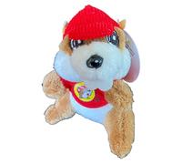 Buc-ee's Beavers 4" Mini Stuffed Plush Keychain Keyring Backpack Clip, Brown, 4"