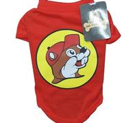Buc-ee's Dog Shirt - Pet Clothes - Small - Medium - Large - Hoodie - Solf Material - Tie Die - Red - Beathable - Beaver Logo (Red, Small)
