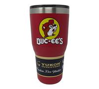 Buc-ee's Red Stainless Steel Tumbler With Bucky the Beaver, Double Wall Vacuum Insulated, 30 Ounces