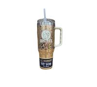 Buc-ee's Tumbler, 40 OZ (Leopard Print), 1 Count (Pack of 1)