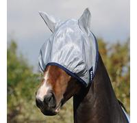 Bucas Buzz Off Fly Mask XX Small Silver Blue