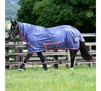 Bucas Freedom Combo Neck Mesh Summer Fly Rug - Navy/Pink