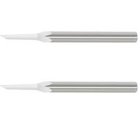 Bucasso Model Scriber Blades, 2PCS Tungsten Steel Blades for Modelling Hobby, RG Scale Model, Gundam Model Kit, Plastic Models, Scriber Replacement Blades