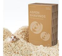 BUCATSTATE 70L Natural Aspen Ultra Fine Shavings Bedding for Hamster Guinea Pig Chinchilla Hedgehog