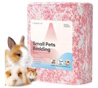 BUCATSTATE Hamster Bedding 101L, 99% Dust-Free Guinea Pig Bedding Odor Control Paper Bedding, Cozy Small Animal Bedding Bulk for Rabbit Rat Syrian Dwarf Hamsters Gerbils (Pink)