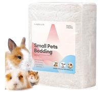 BUCATSTATE Hamster Bedding 101L, 99% Dust-Free Guinea Pig Bedding Odor Control Paper Bedding, Cozy Small Animal Bedding Bulk for Rabbit Rat Syrian Dwarf Hamsters Gerbils (White)
