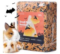 BUCATSTATE Hamster Bedding 70L, Truly 99% Dust-Free (Halloween Limited) | Odor Control Guinea Pig Bedding, Natural Paper Rabbit Bedding for Cages Rat Syrian Dwarf Hamster Hedgehog