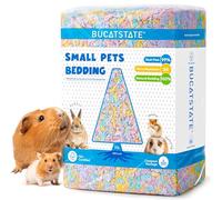 BUCATSTATE Hamster Bedding 70L, Truly 99% Dust-Free Small Animal Paper Bedding Odor Control, Soft Gerbil Litter for Guinea Pig Rabbit Rat Syrian Dwarf Hamsters (Party Confetti)