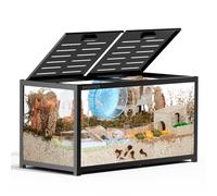 BUCATSTATE Hamster Cage 3.0: Large Metal Rat Cage Stackable with Top Access Easy Assemble 100L x 50W x 52H CM Dwarf Syrian Hamster Tank for