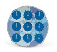 Bucaxit Speed Cube Clock, Magic Clock Level 4 Transparent Blue Speed Clock 3D Puzzle Brain Teasers for Cube Lovers