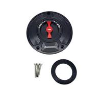 BucCan Kawasaki Z1000SX Z1000 SX 2009-2023 Motorcycle Fuel Gas Tank Cap Cover, Aluminum, Black, Red