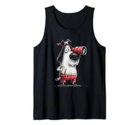 Buccaneer Dog Spyglass Adventure Chart Tank Top