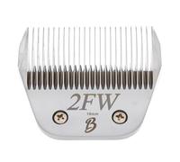 Bucchelli Detachable A Series 2 Wide Blade Dog Grooming 5/8" or 16mm Cut Length Japanese Carbonized Steel Dog Grooming Blades (Compatible A5 Series Clippers for Dogs Horses(B2FW)