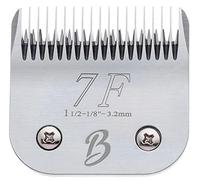 Bucchelli Detachable A Series 7f Blades for Dog Grooming Full Tooth Cuts Length 1/8" - 3.2mm Japanese High Carbon Steel 7F Dog Grooming Blade Supplies | 7f Blade Clippers (Compatible A5 Series(B7F)