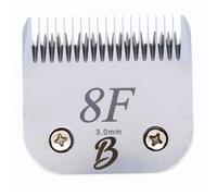 Bucchelli Detachable A Series 8f Blade Dog Grooming Clipper Blade 3mm Cuts Length Full Tooth Finishing Blade Japanese Carbon Steel 8f Clipper Blade | 3mm Clipper Blade (Compatible A5 Series(B8f)